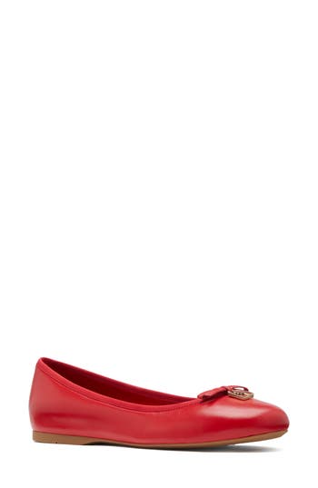 Kate Spade New York Dakota Charm Ballet Flat In Red