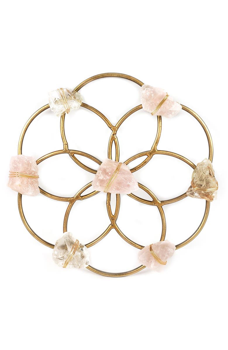 Ariana Ost Small Flower Crystal Grid, Main, color,