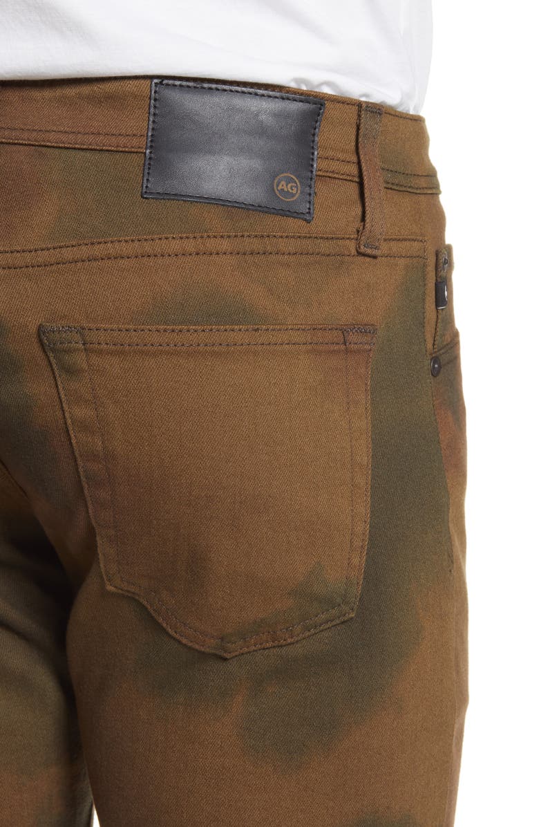 AG Dylan Extra Slim Jeans, Alternate, color, Watercolor Camo Dried Grass