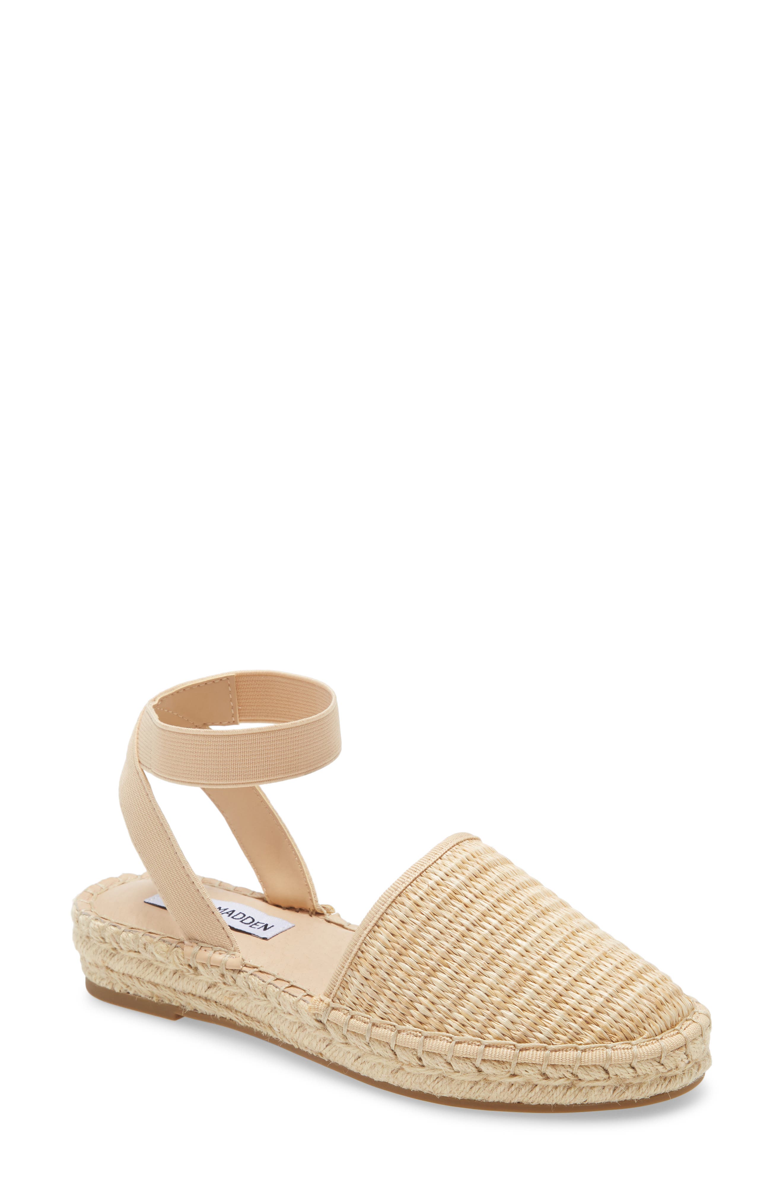 Merlene Ankle Strap Espadrille, Main, color, NATURAL RAFFIA