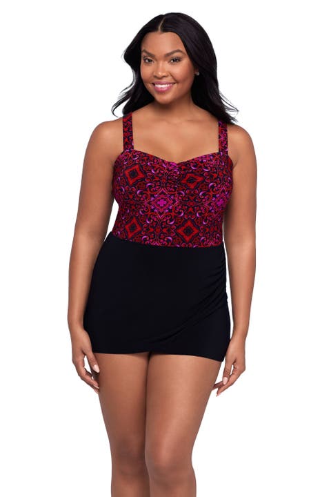 Laura Sweetheart Neckline Control Swimdress