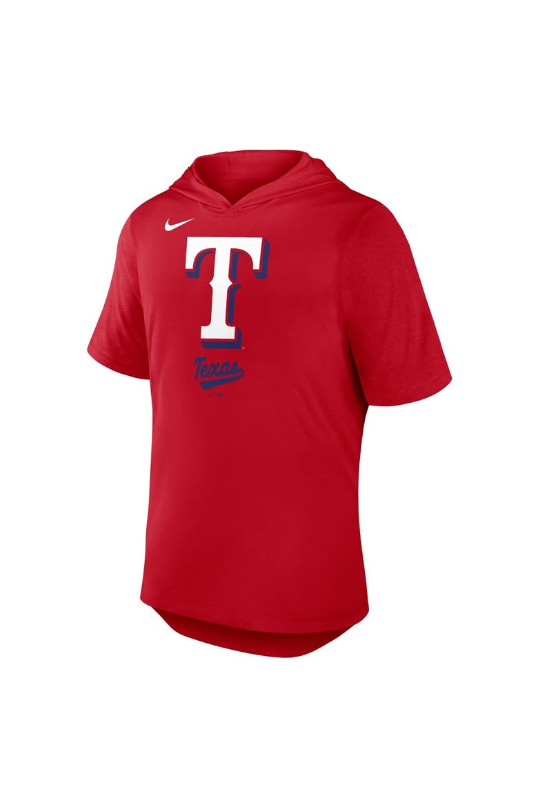 Men's Nike Red Texas Rangers Tri-Blend Hoodie T-Shirt, Alternate, color, Red