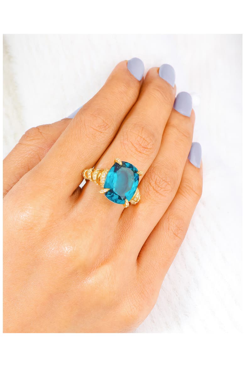 London Quartz Ring, Alternate, color, BLUE