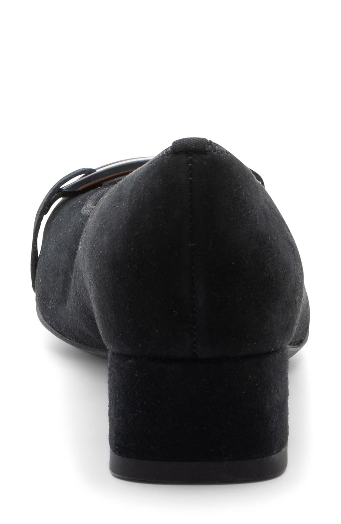 ara Gentian Pump, Alternate, color, Black Suede