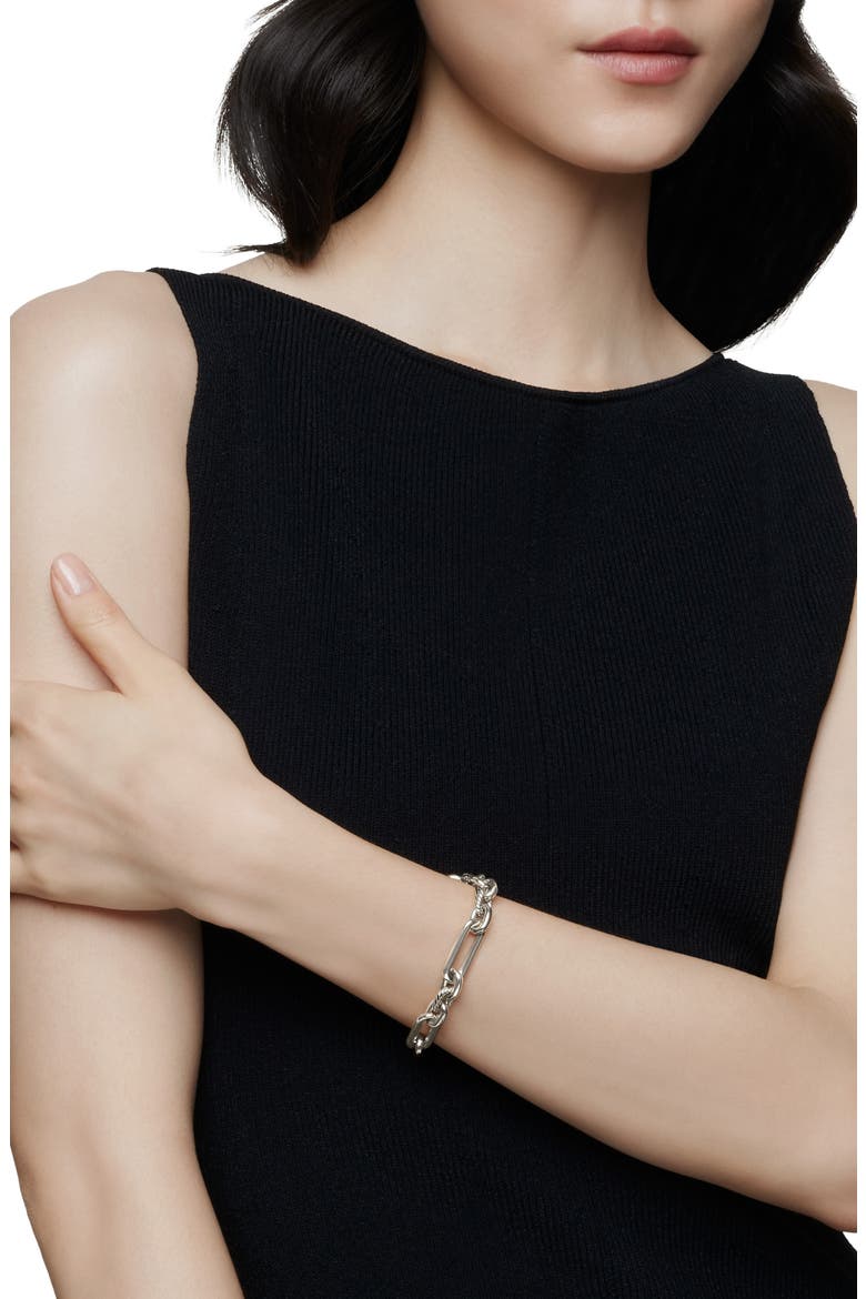 Lexington Chain Bracelet, Alternate, color, SILVER