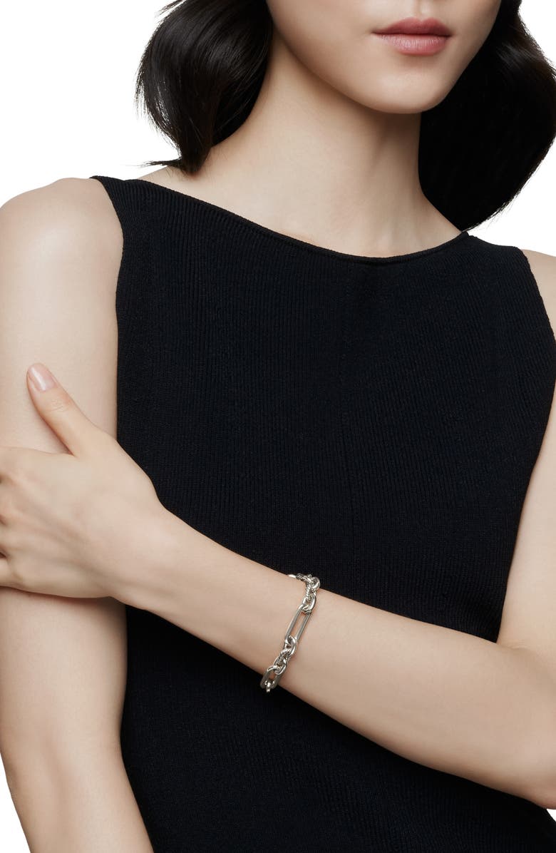 David Yurman Lexington Chain Bracelet, Alternate, color, Silver