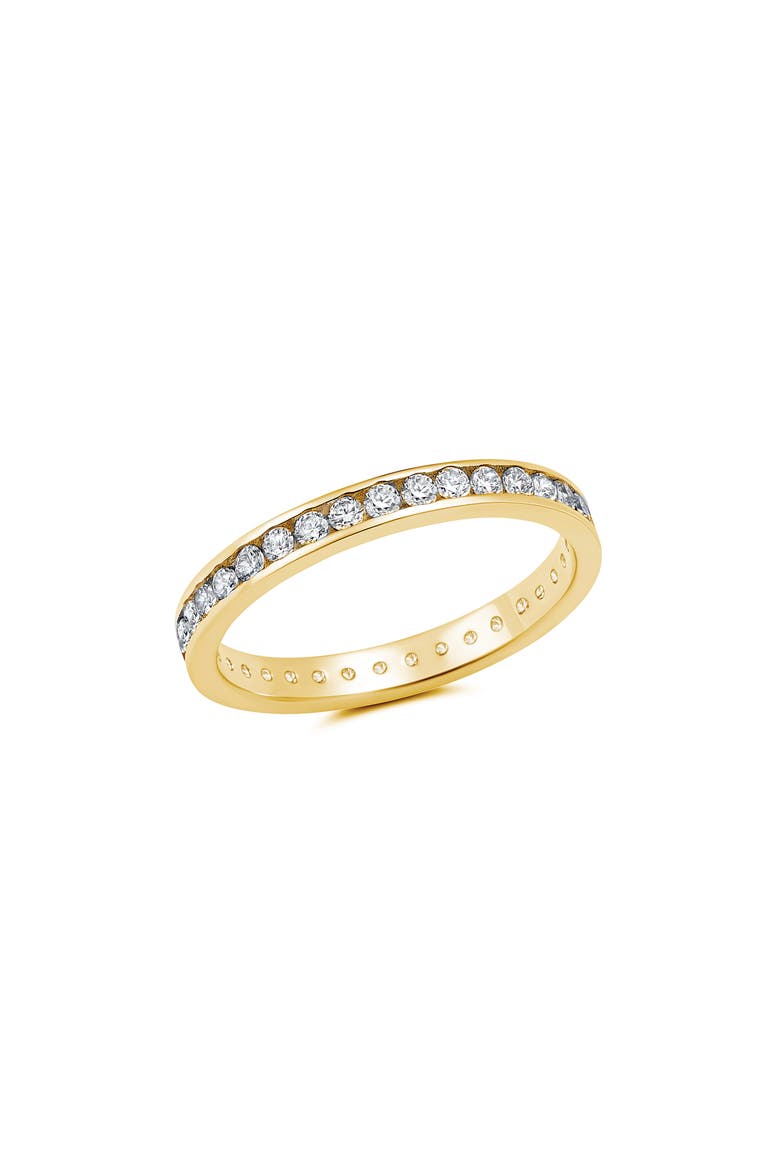 Classic Eternity Band Ring, Main, color, 18KYG/ CLEAR STONE