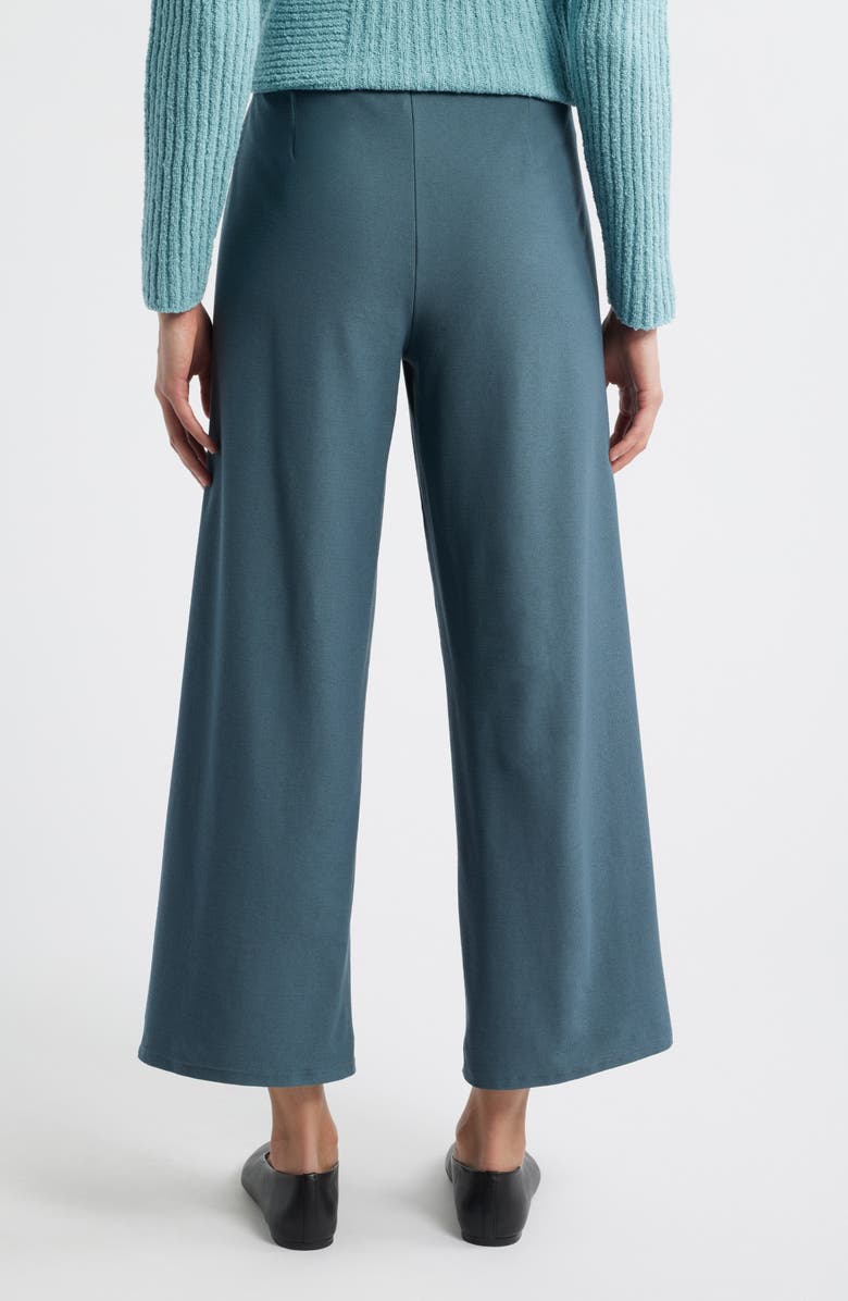 Eileen Fisher Ankle Wide Leg Pants, Alternate, color, Eucalyptus
