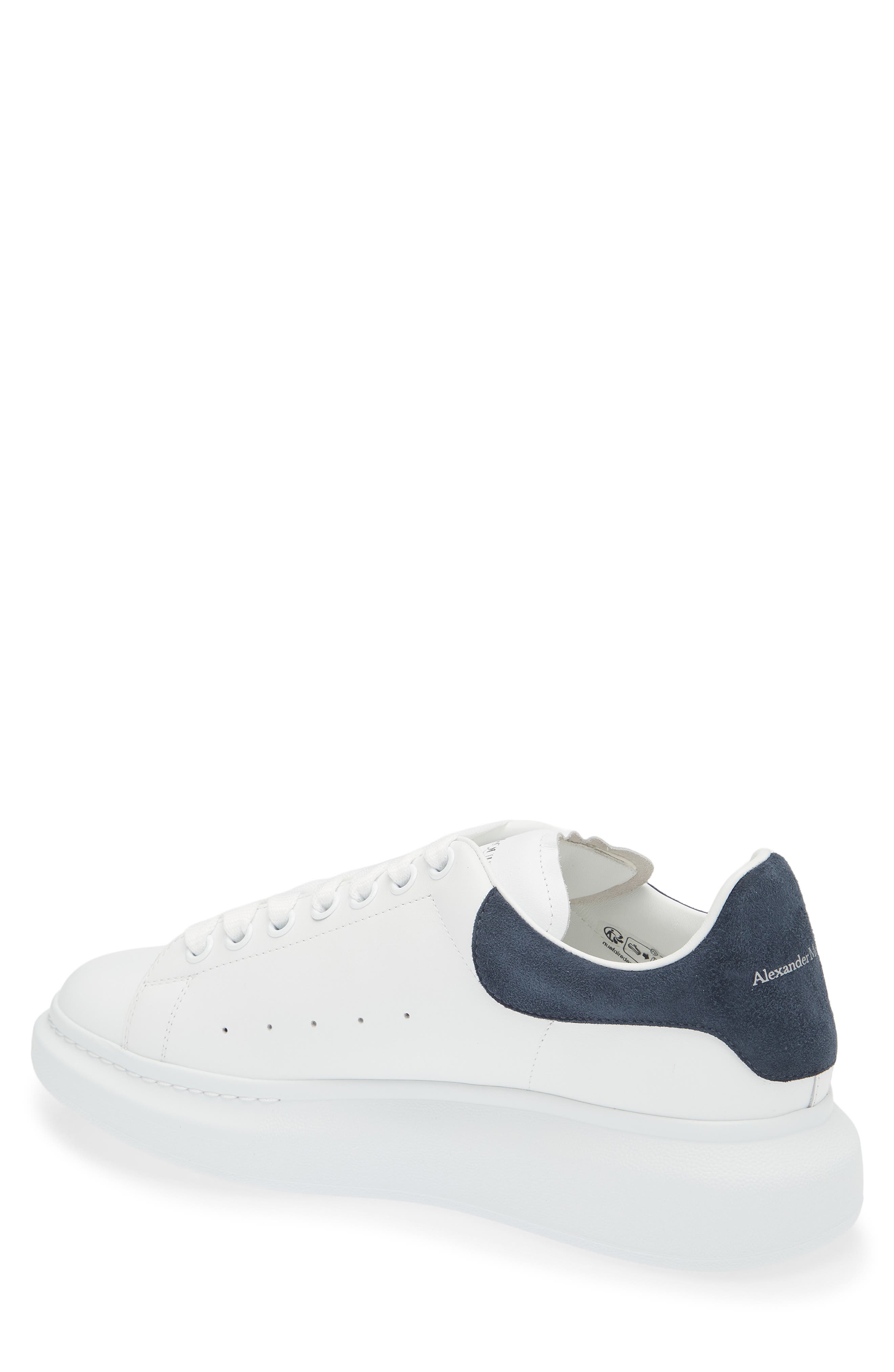 McQueen Oversize Sneaker, Alternate, color, White