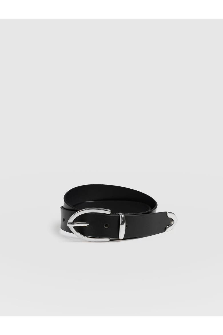 Hoxton Belt, Main, color, Black/Silver