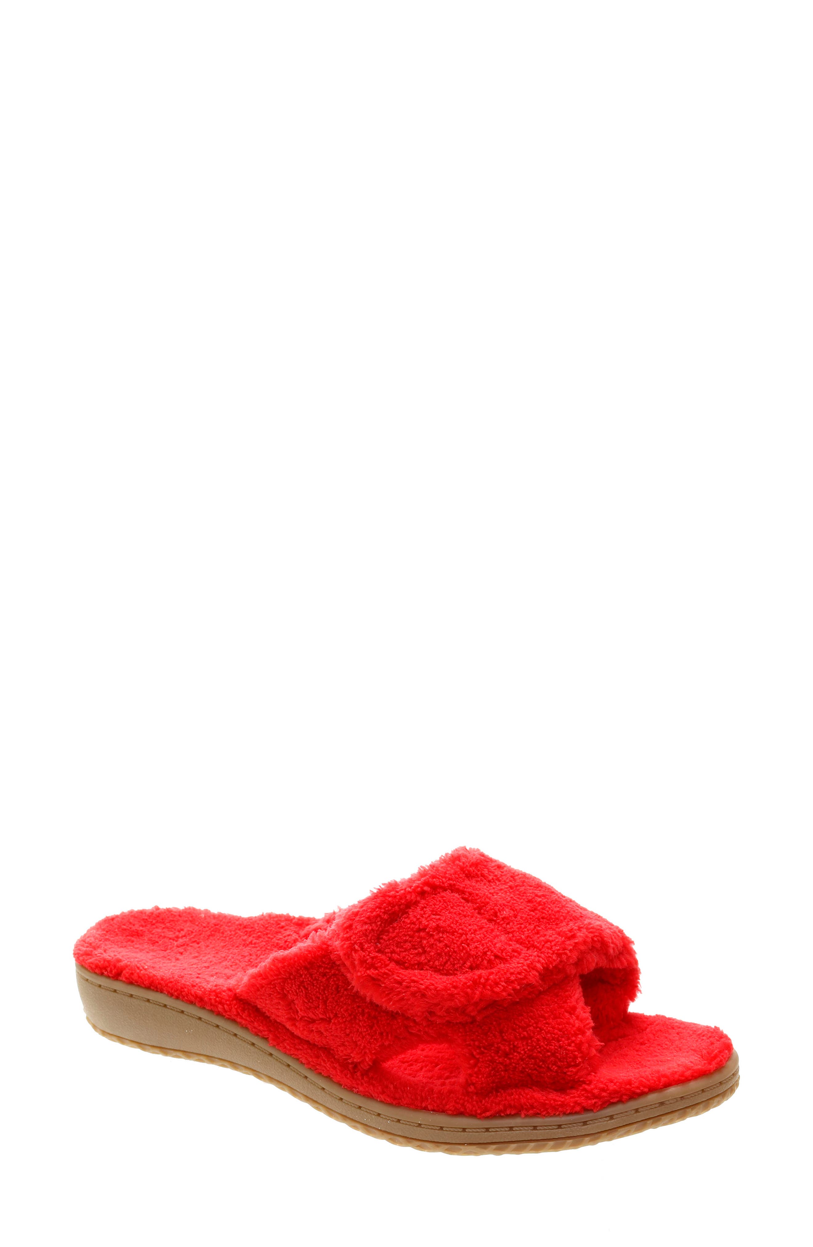 David Tate Cozy Slipper, Main, color, Red