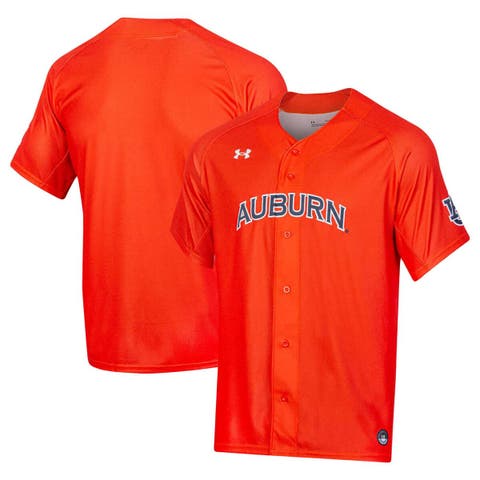 Men's Under Armour Orange Auburn Tigers Replica Baseball Jersey