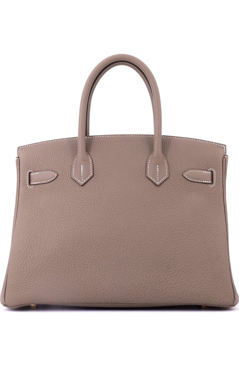 Pre-Owned Hermes Birkin Handbag Grey Togo with Gold Hardware 30, Alternate, color, Etoupe