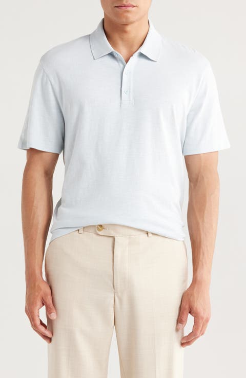 Short Sleeve Slub Polo