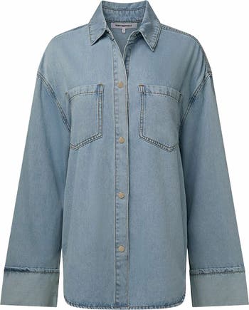 Denim Cuff Shirt