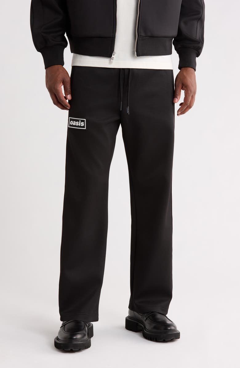 PLEASURES x Oasis Forever Track Pants, Main, color, Black