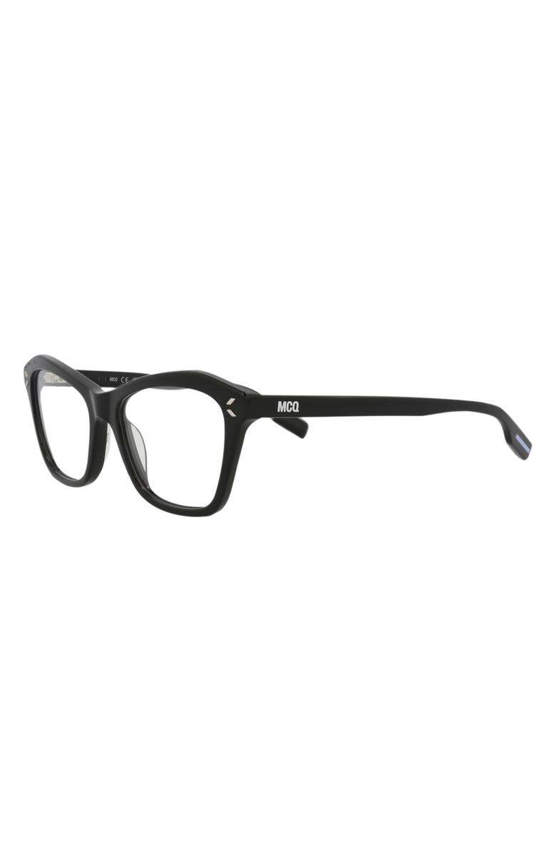 McQueen 52mm Cat Eye Optical Glasses, Alternate, color,