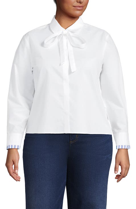 Easy Care Shirt with Removable Bow