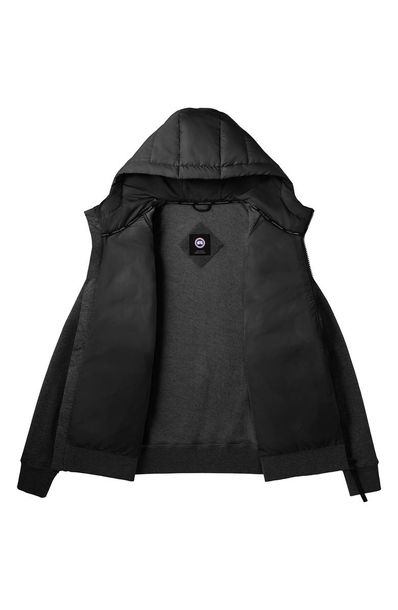 Canada Goose HyBridge Huron 675 Fill Power Hooded Down Sweatshirt Jacket, Alternate, color,