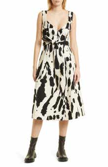 Stine Goya Gina Abstract Print Organic Cotton Dress