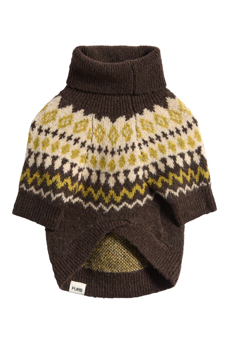 Toaty Tails Fair Isle Pet Sweater, Main, color, FAIR ISLE