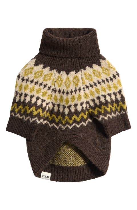 Toaty Tails Fair Isle Pet Sweater