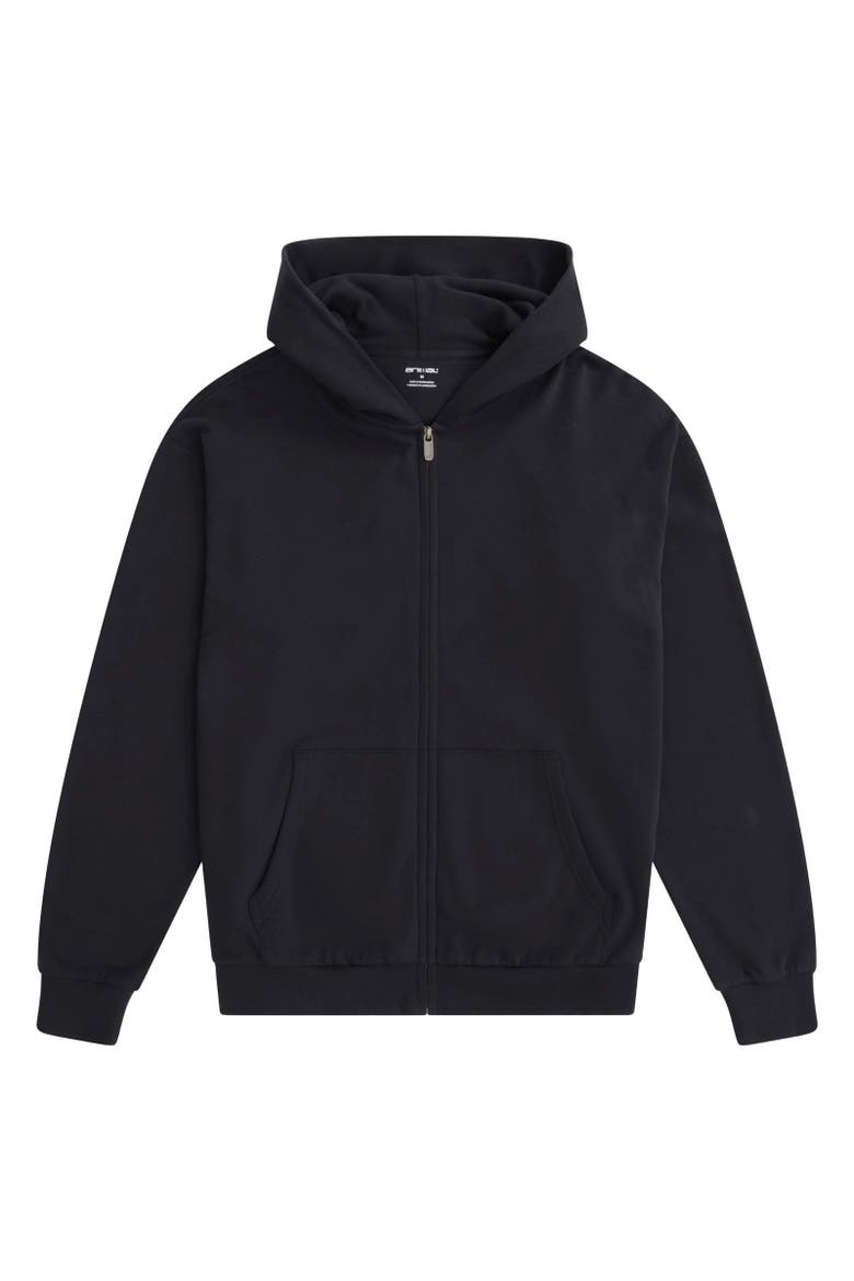 Icon Logo Full Zip Hoodie, Main, color, Black Camo