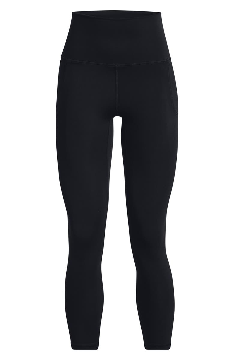Under Armour Meridian Ultra Ankle Leggings, Alternate, color, Black / / Black