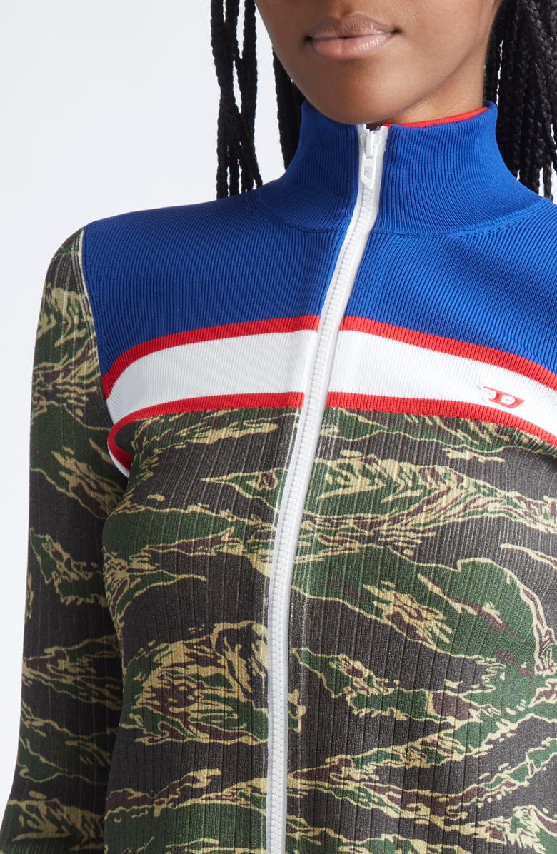 DIESEL<sup>®</sup> M-Camut Zip Cardigan, Alternate, color, Sage