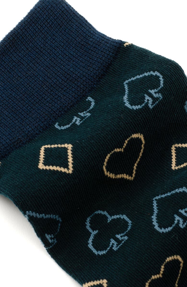 Cufflinks, Inc. 3-Pack Gentlemen's Night Out Crew Socks, Alternate, color, Black Multi