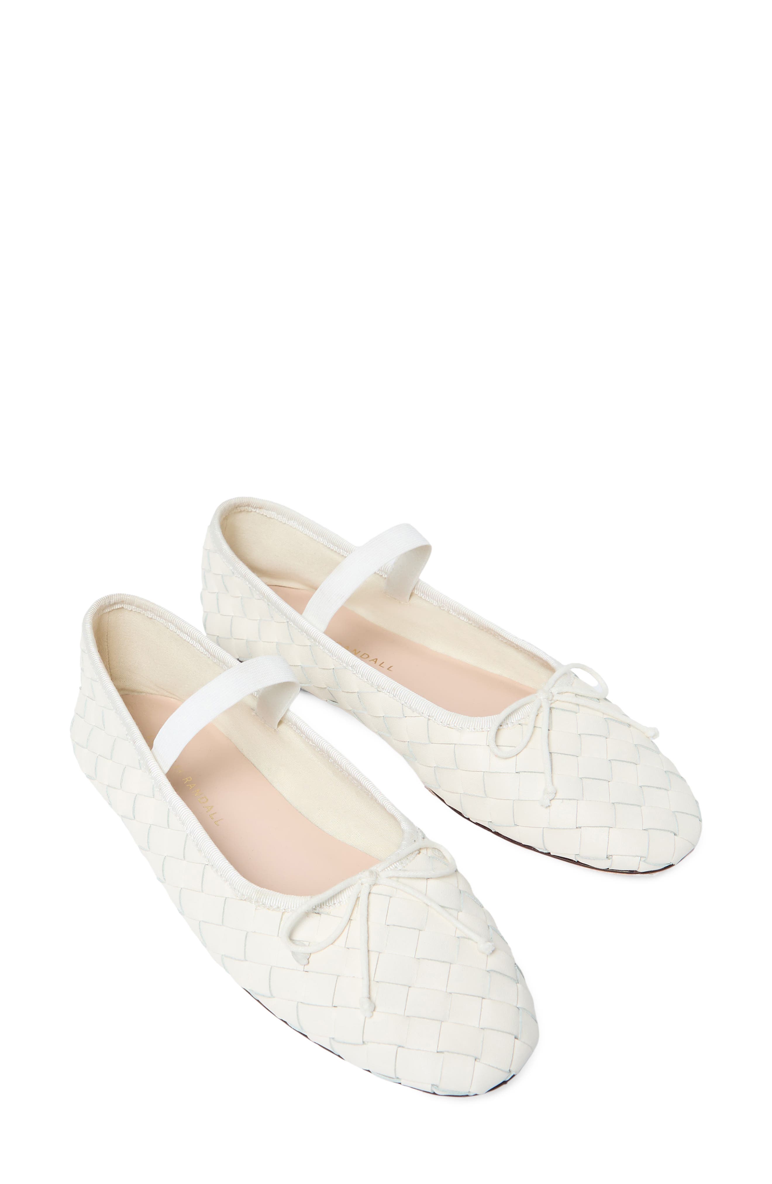 Loeffler Randall Leonie Mary Jane Ballet Flat, Alternate, color, Cream