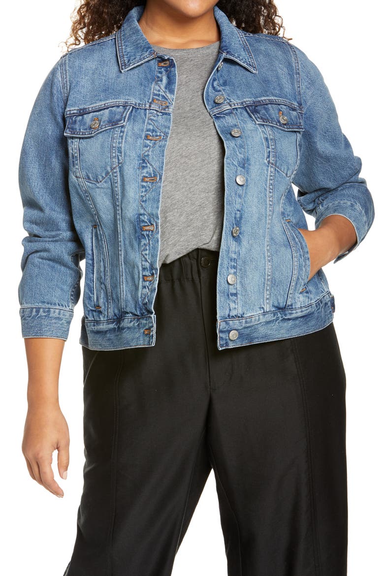 The Jean Jacket, Main, color, MEDFORD WASH