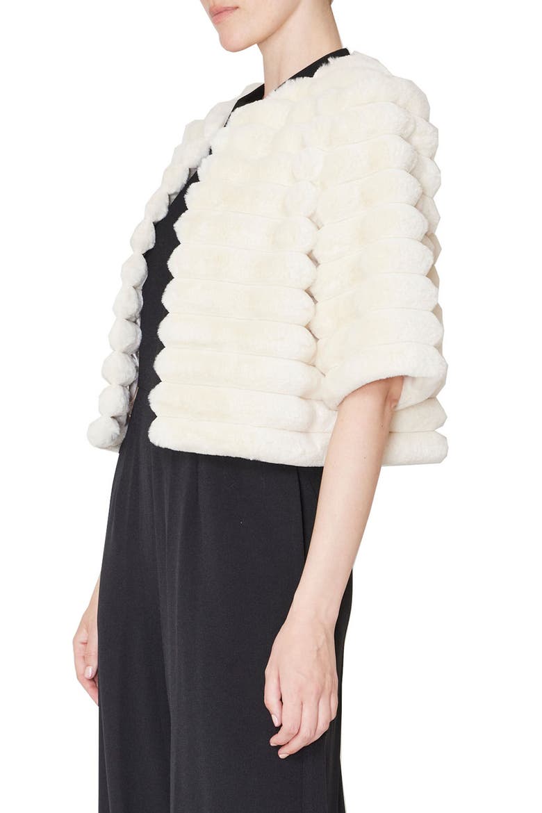 Faux Fur Jacket, Alternate, color, IVORY