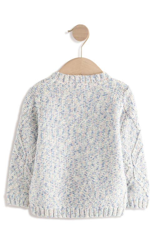 Next Kids' Diamond Chunky Knit Cardigan In Gray