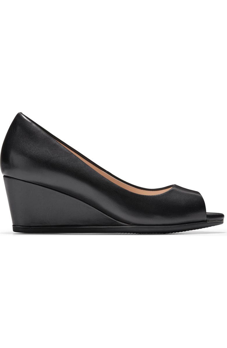Cole Haan Grand Ambition Peep Toe Wedge Pump, Alternate, color,
