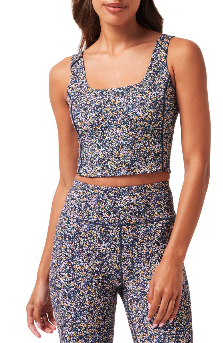 TravisMathew Jetset Mindset 2.0 Piped Crop Tank, Main, color, 