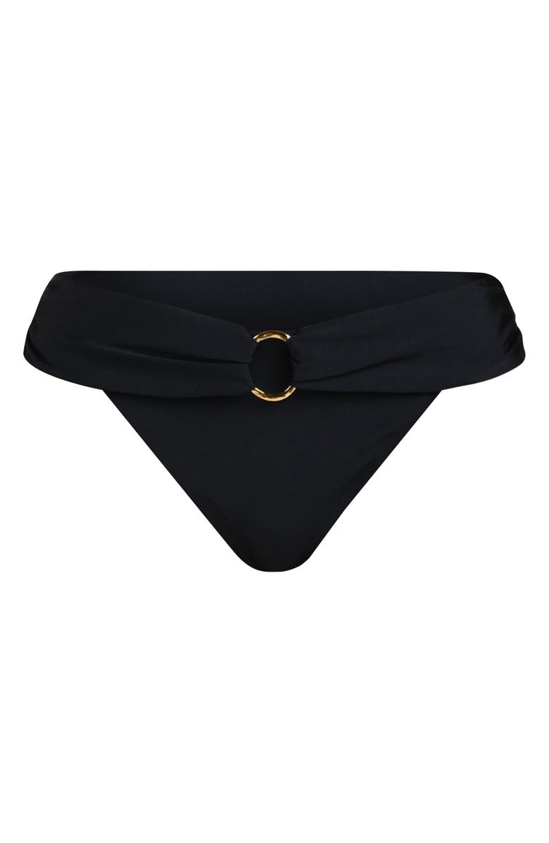 Sunshine 79 Ring Sash Bikini Bottoms, Alternate, color, Black