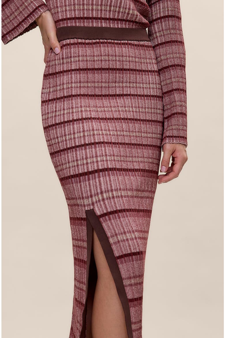 Laine Sweater Skirt, Alternate, color, Tearose Multi