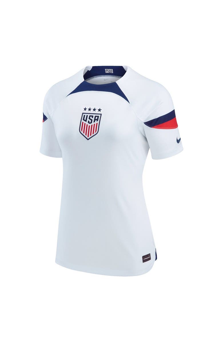 Nike Women's Nike White USWNT 2022/23 Home Breathe Stadium Replica Blank Jersey, Alternate, color,