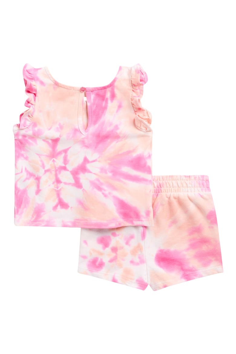 Hibiscus Tie-Dye Shirt & Shorts Set, Alternate, color, HIBISCUS TIE DYE