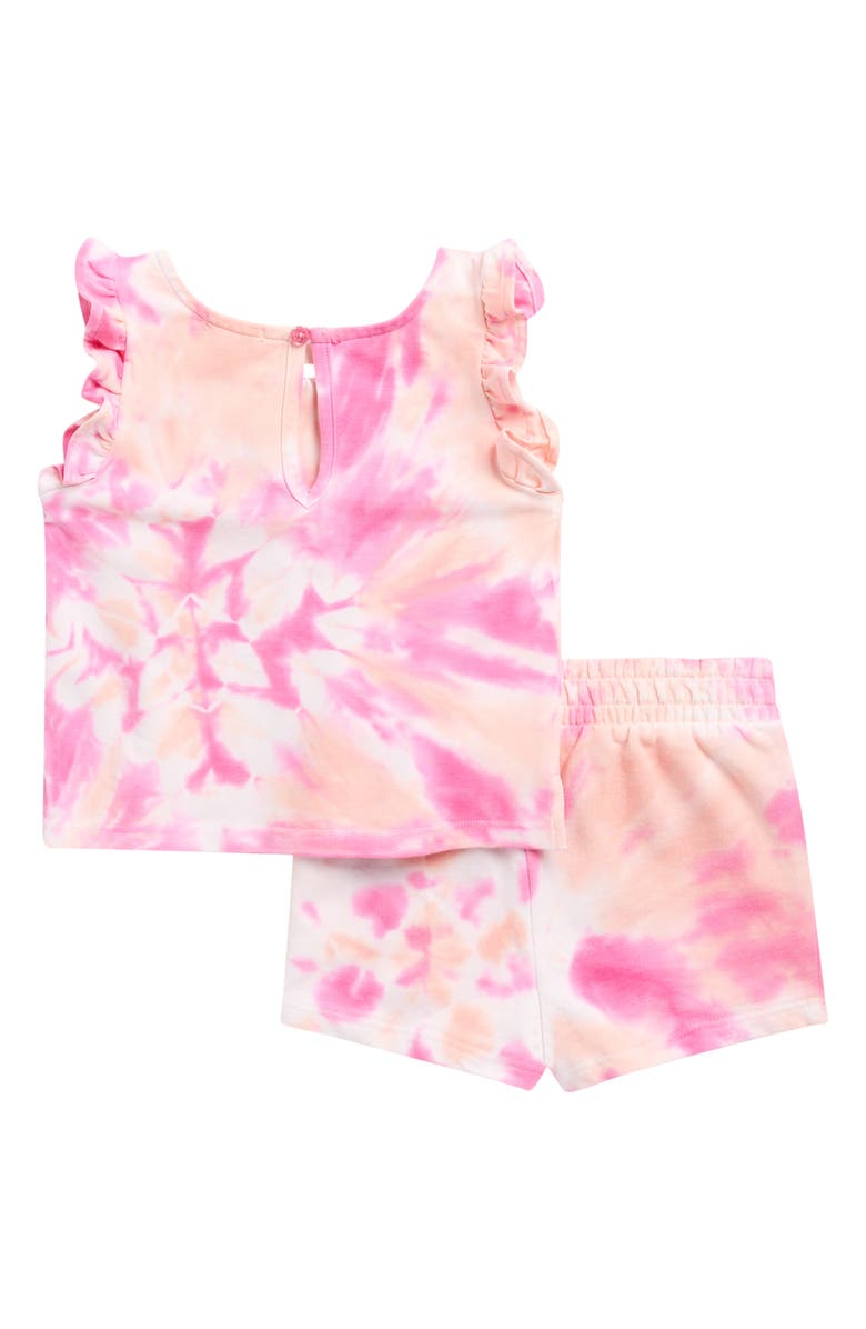 Splendid Hibiscus Tie-Dye Shirt & Shorts Set, Alternate, color, Hibiscus Tie Dye