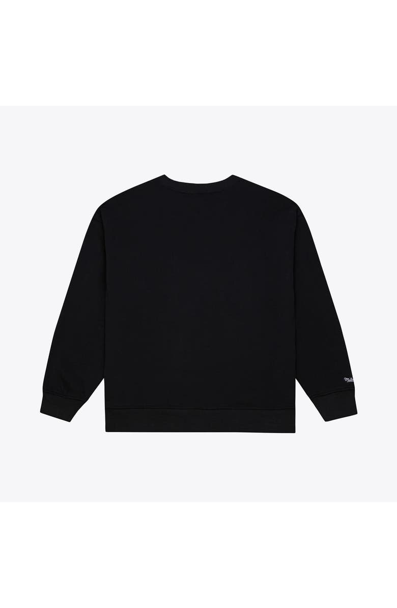 Mitchell & Ness Women's Mitchell & Ness  Black Dallas Mavericks Hardwood Classics Script Lightweight Sweatshirt, Alternate, color, Black