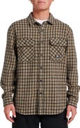 Quiksilver Mercury Sandstrokes Flannel Button-Up Shirt