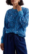 Seasalt Cornwall Bright Wave Organic Cotton Sweatshirt