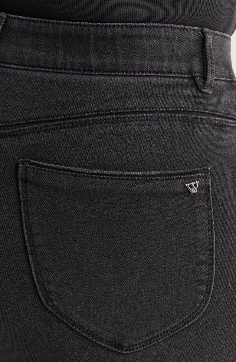Wit & Wisdom Madison 'Ab'Solution High Waist Bootcut Jeans, Alternate, color, Washed Black Artisanal