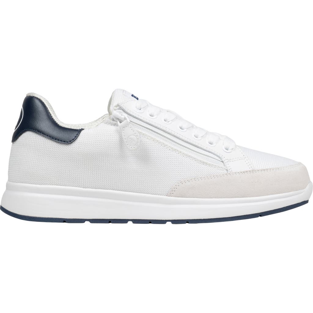BILLY Footwear BILLY Comfort Court Sneaker in White/navy at Nordstrom, Size 7
