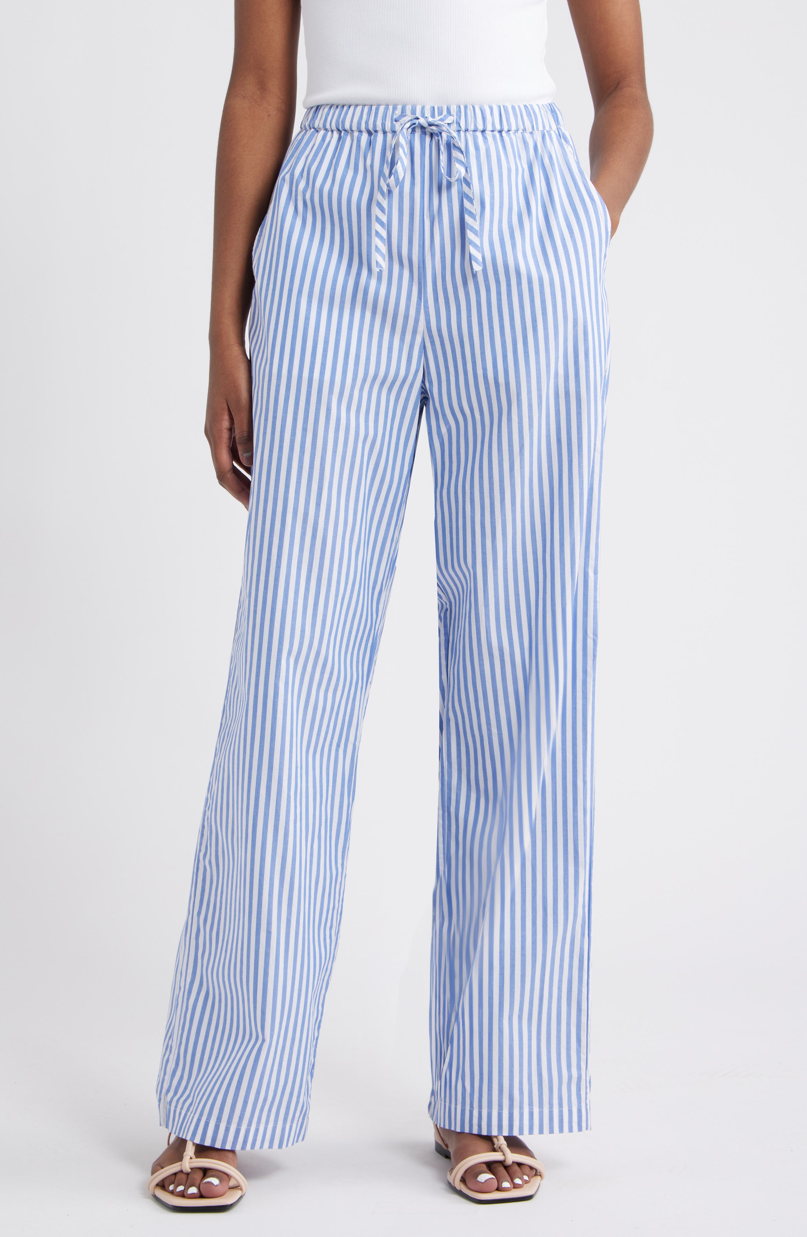 Rails Emmie Stripe Cotton Drawstring Pants