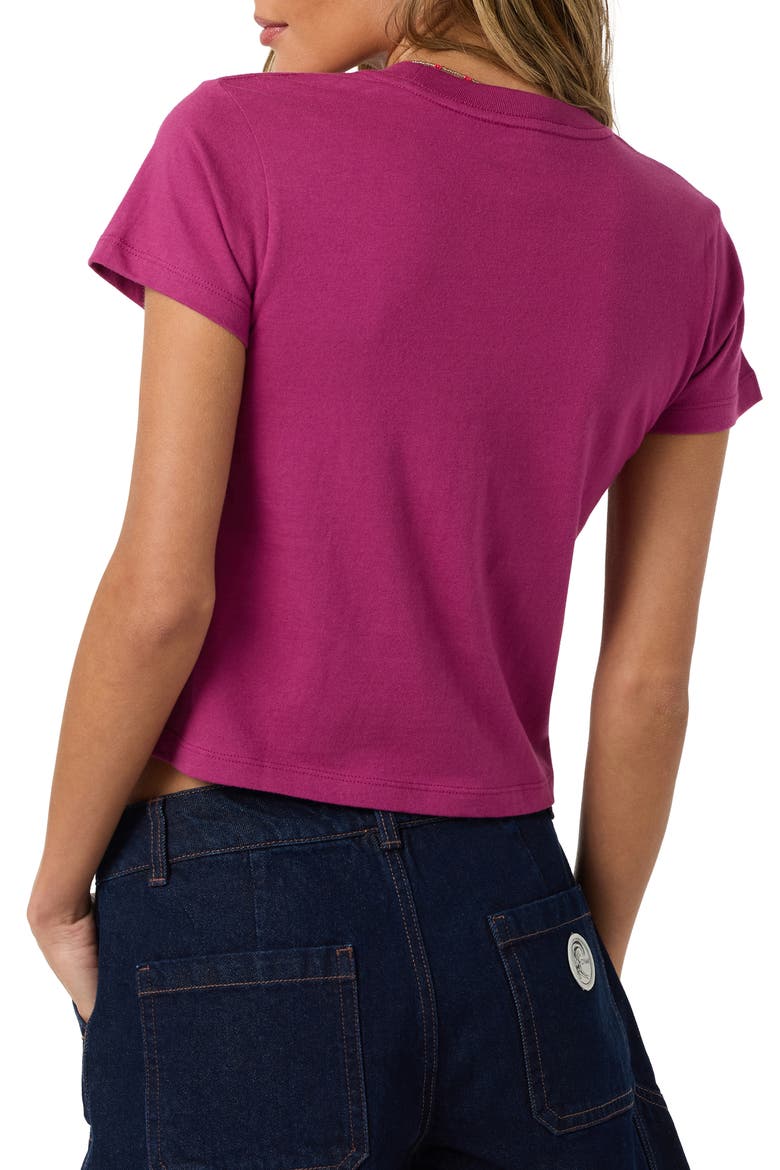 Shell Star Graphic Tee, Alternate, color, RASPBERRY