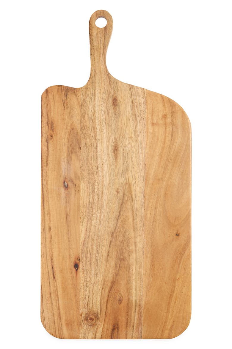 Large Mango Wood Cheese Board, Main, color, WARM BROWN