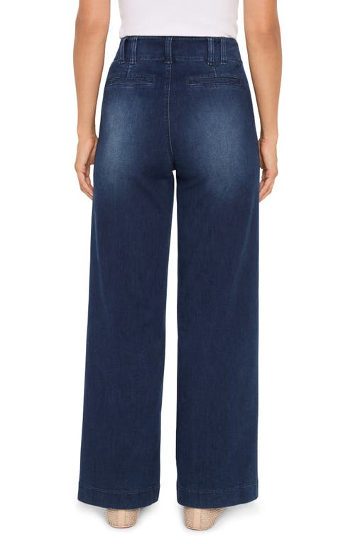 Nic + Zoe Nic+zoe Weekend Wide Leg Jeans In Blue